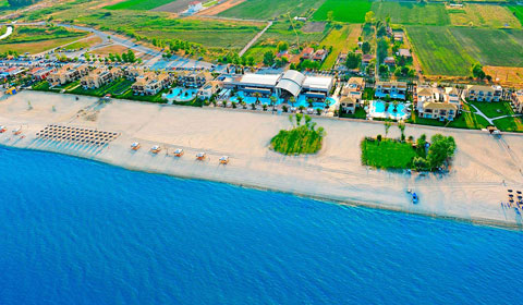 Last minute: 5 нощувки със закуски и вечери в хотел Mediterranean Village 5*, Олимпийска ривиера, Гърция през Юни! Дете до 3.99г. – безплатно!